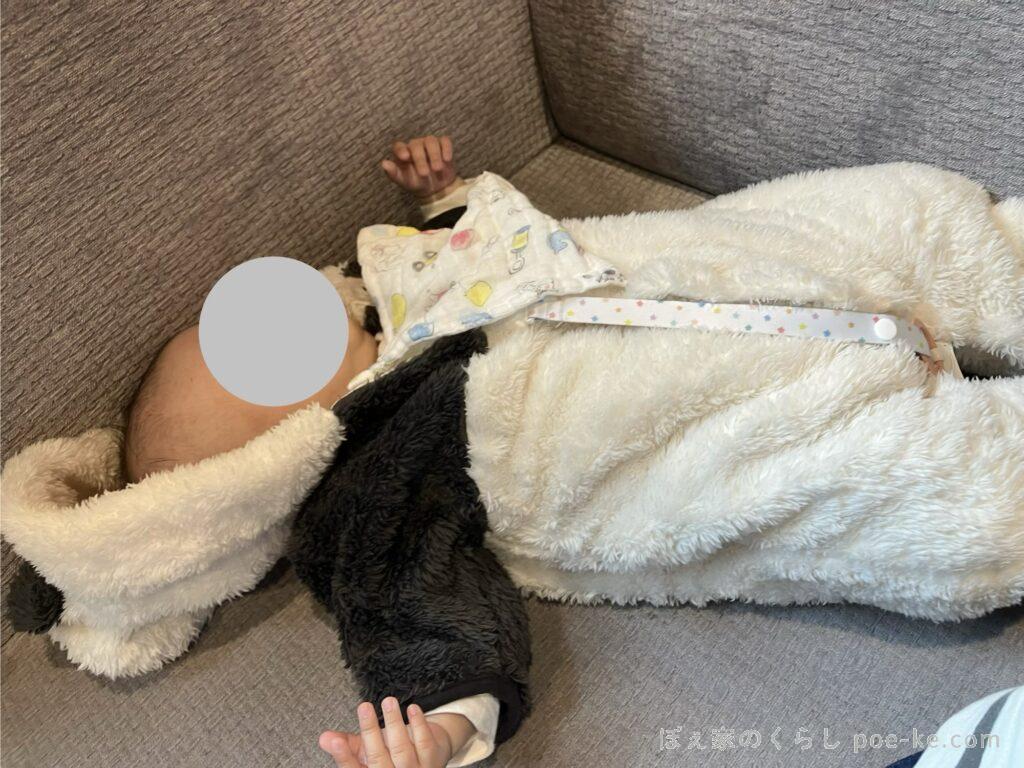 スペーシアX コンパートメント 赤ちゃん 寝かせる